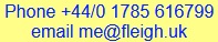 My phone number and email